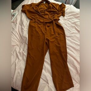 Burnt Orange Jumpsuit